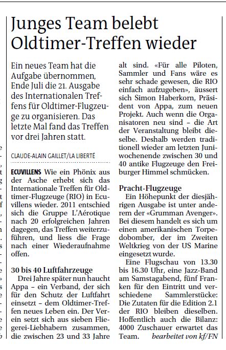 Article de presse 2014